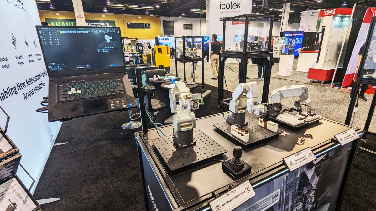 Mecademic robots showcased at ATX West 2024