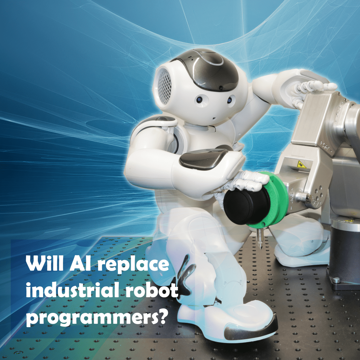 humanoid robot interacting with a meca500 robot