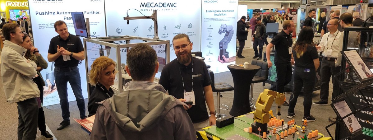 The Mecademic team at ATX Montreal 2024